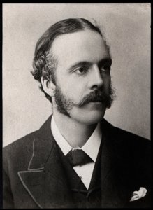 Portrait of Lord Arthur James Balfour (1848-1930), British politician and statesman by French Photographer